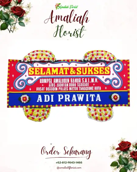 Papan Bunga Ucapan Selamat Aikmel